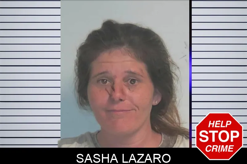 Sasha Lazaro mugshot