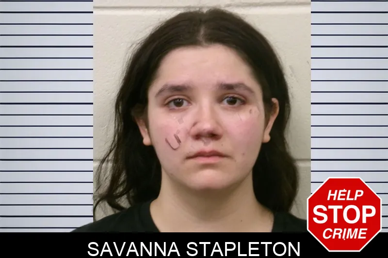 Savanna Stapleton mugshot