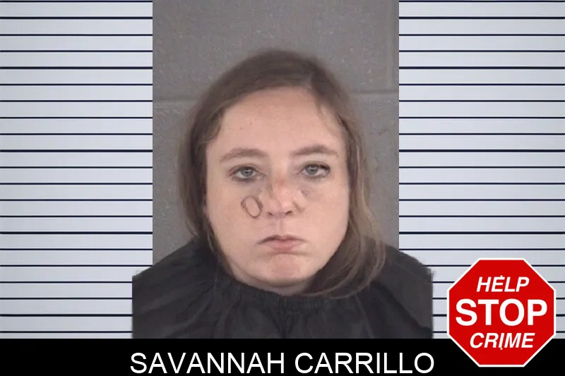 Savannah Carrillo mugshot