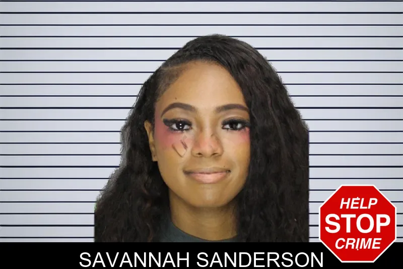 Savannah Sanderson mugshot