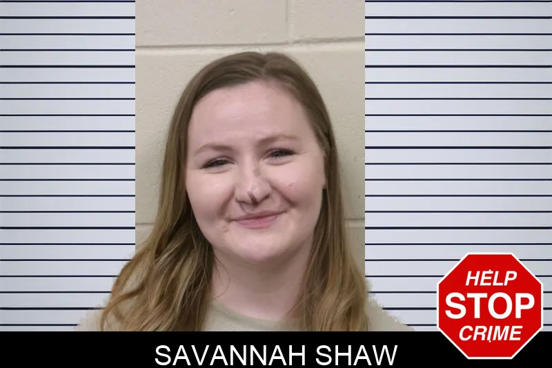 Savannah Shaw mugshot