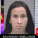 Savannah Snellings mugshot