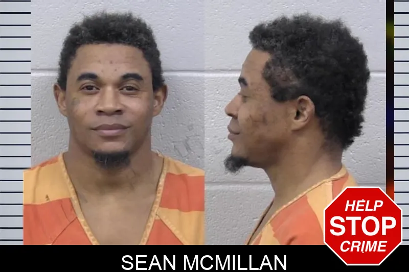 Sean McMillan mugshot