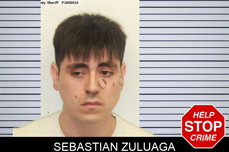 Sebastian Zuluaga mugshot
