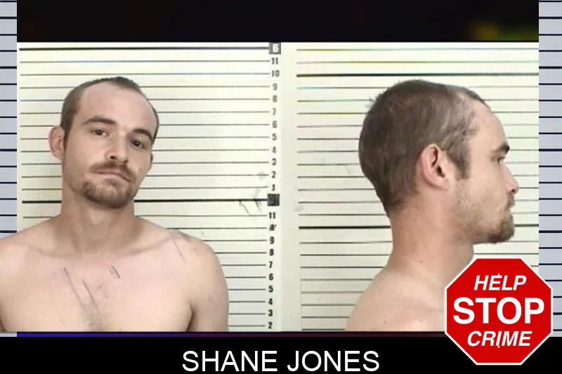 Shane Jones mugshot