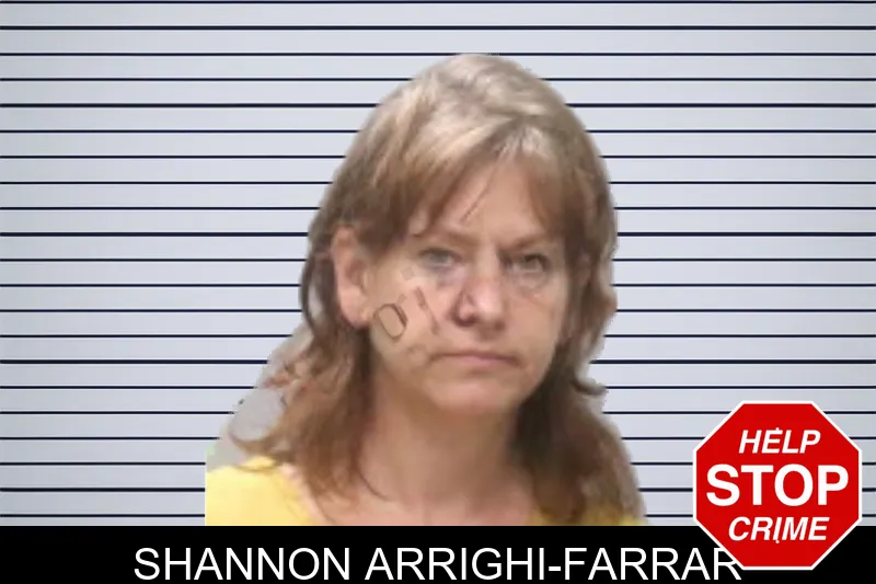 Shannon Arrighi-Farrar mugshot