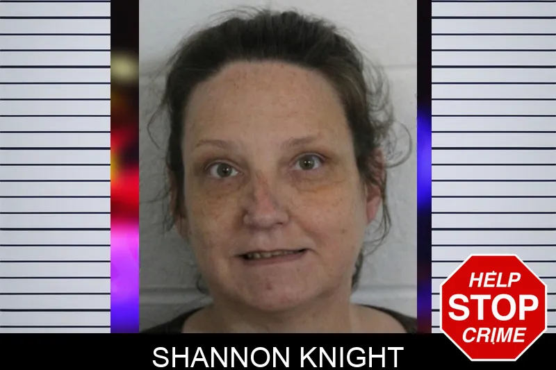 Shannon Knight mugshot