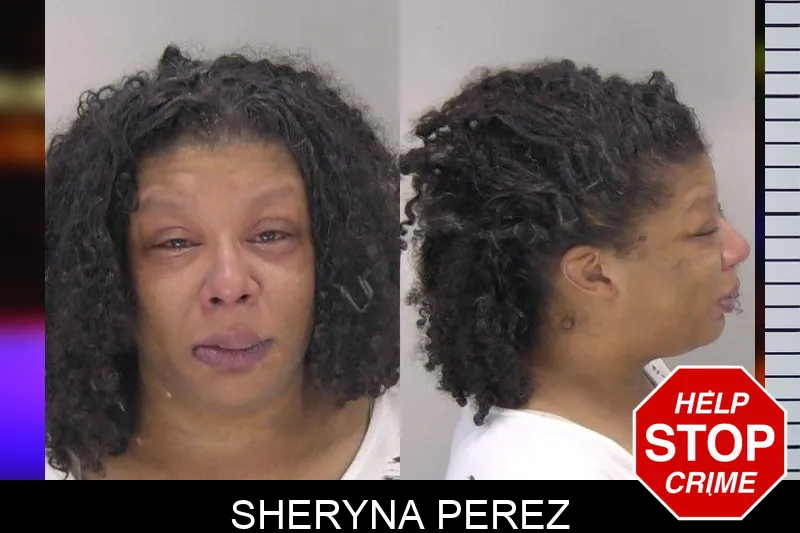 Sheryna Perez mugshot