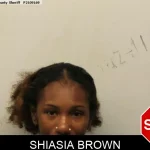 Shiasia Brown mugshot