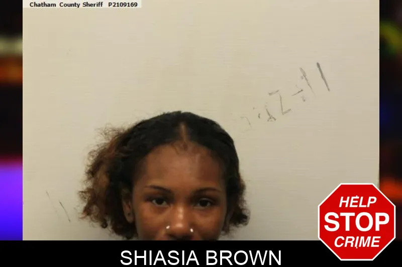 Shiasia Brown mugshot – Chatham County , Georgia Shiasia Brown mugshot