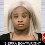 Sierra Boatwright mugshot