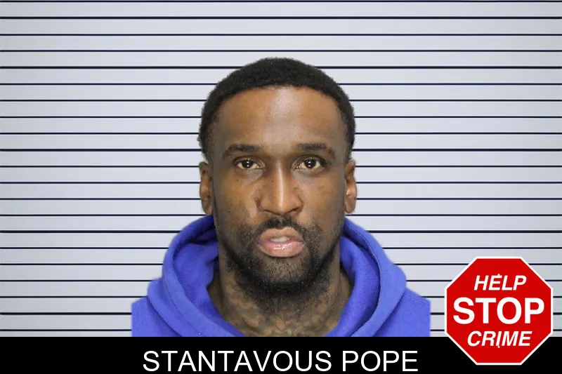 Stantavous Pope mugshot – Cobb County , Georgia Stantavous Pope mugshot