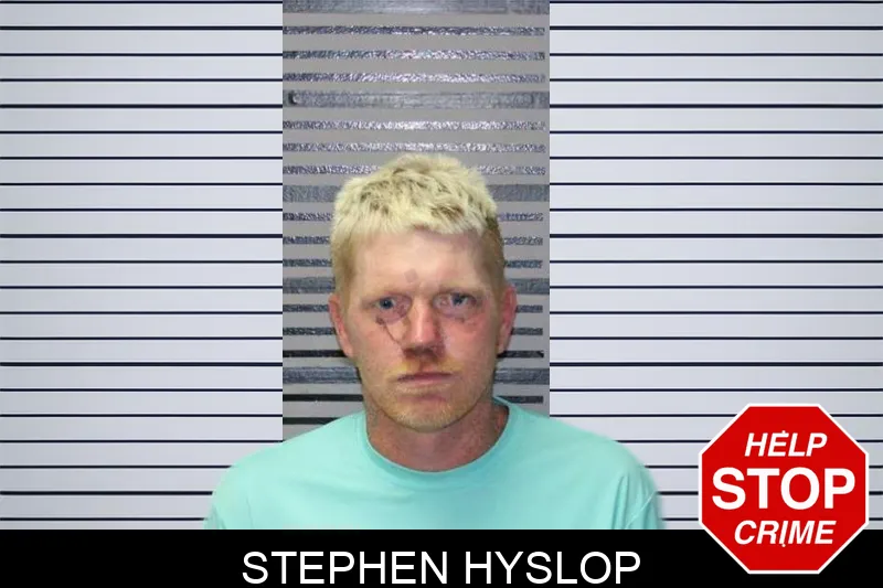 Stephen Hyslop mugshot