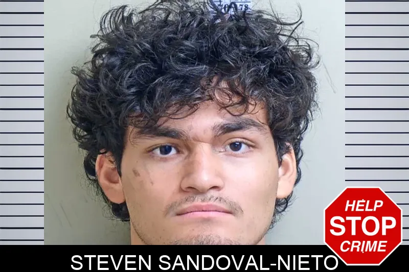 Steven Sandoval-Nieto mugshot