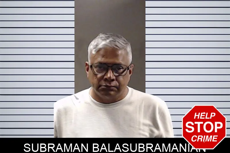 Subraman Balasubramanian mugshot