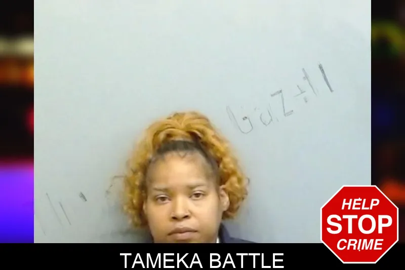 Tameka Battle mugshot