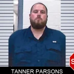 Tanner Parsons mugshot