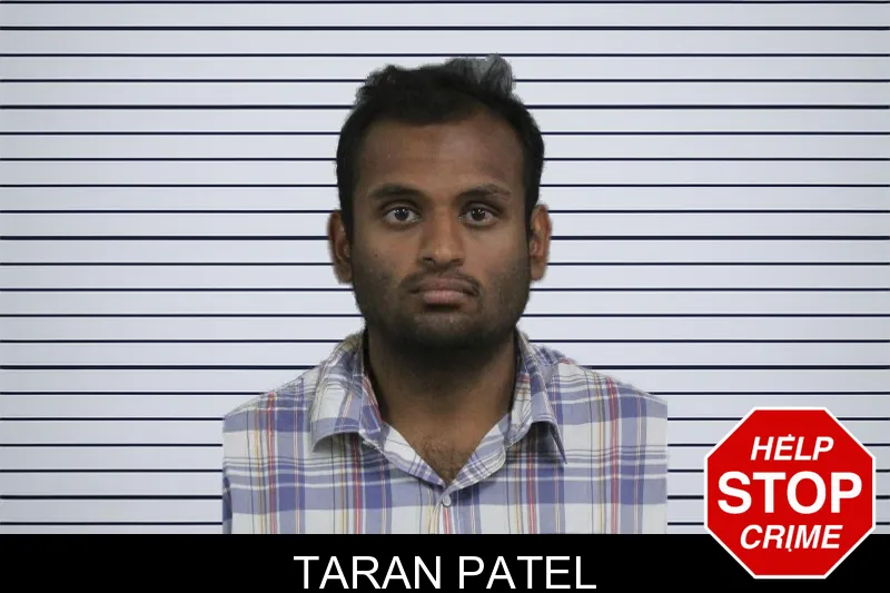 Taran Patel mugshot