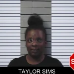 Taylor Sims mugshot