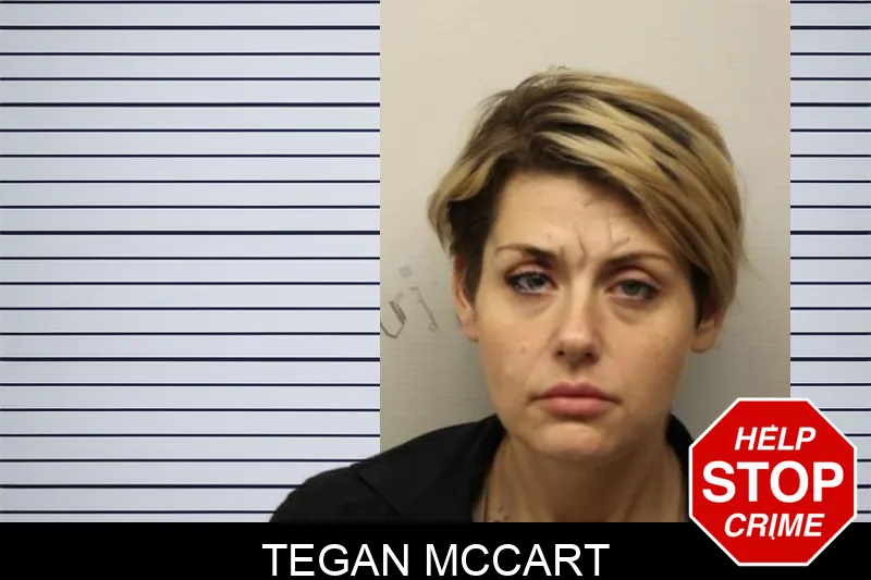 Tegan McCart mugshot