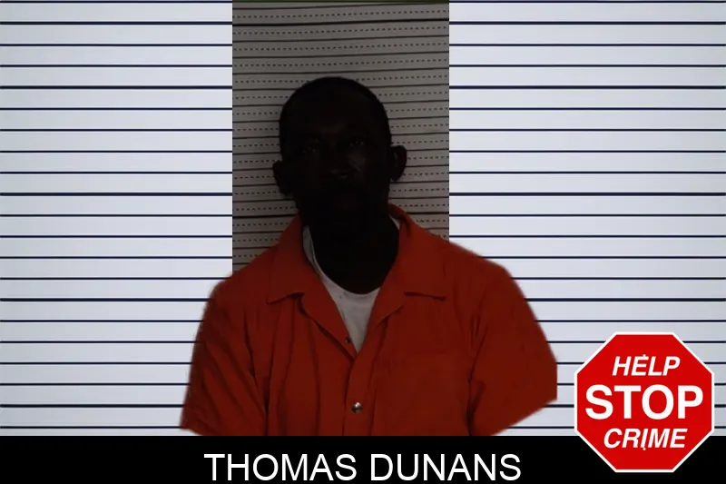 Thomas Dunans mugshot