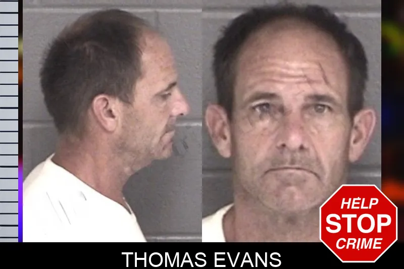 Thomas Evans mugshot