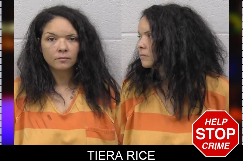 Tiera Rice mugshot