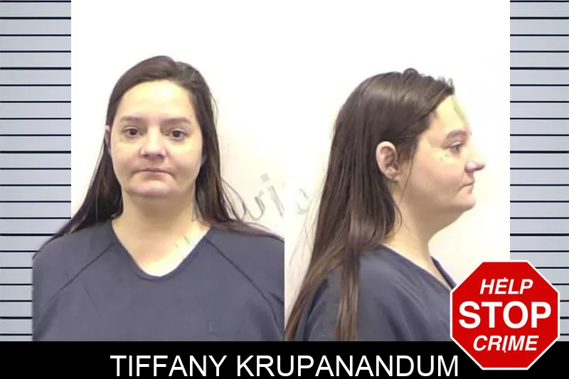 Tiffany Krupanandum mugshot