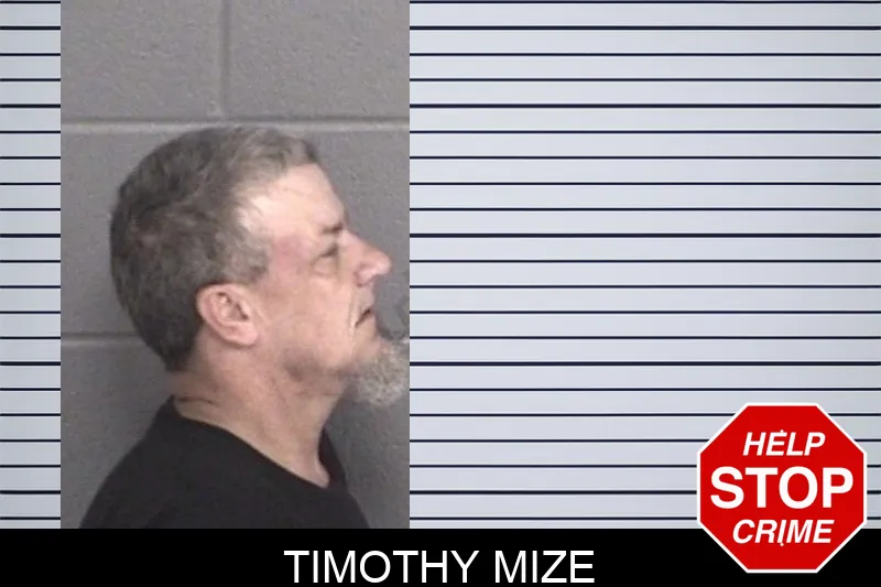 Timothy Mize mugshot
