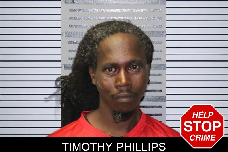 Timothy Phillips mugshot