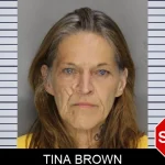 Tina Brown mugshot