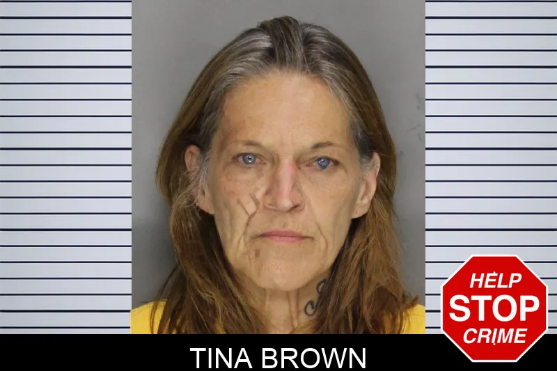Tina Brown mugshot