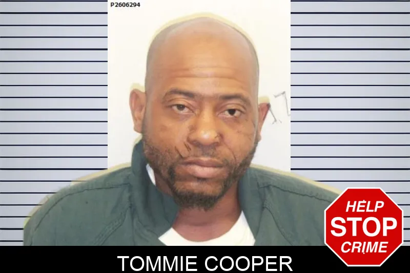 Tommie Cooper mugshot