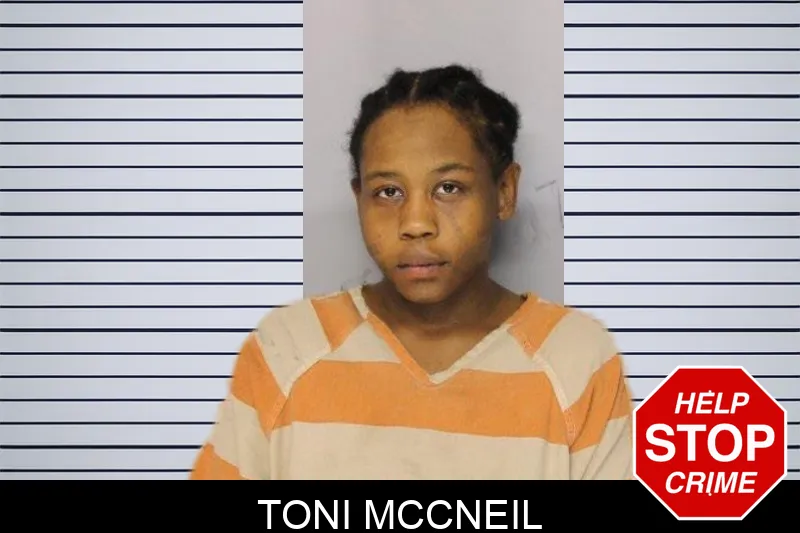 Toni McCneil mugshot