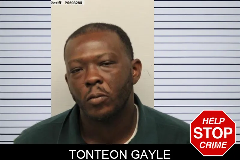 Tonteon Gayle mugshot