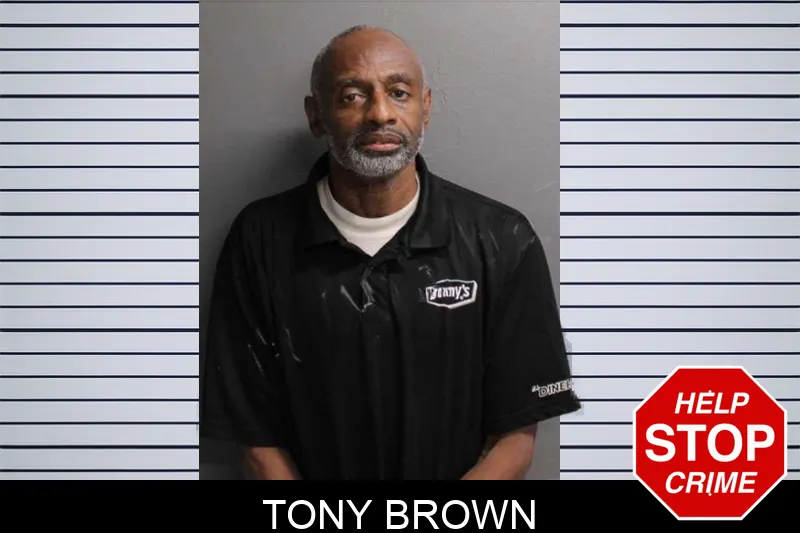 Tony Brown mugshot