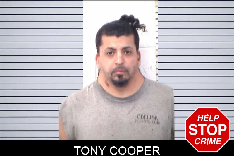 Tony Cooper mugshot