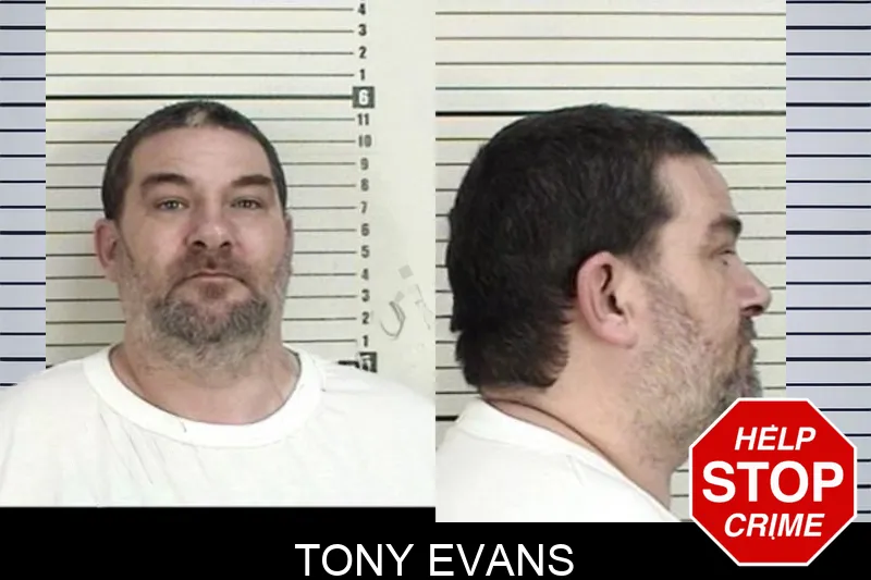 Tony Evans mugshot