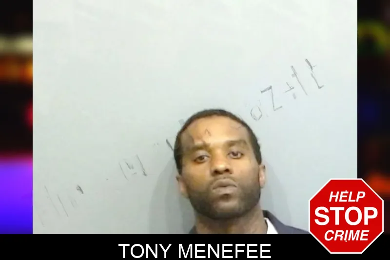 Tony Menefee mugshot