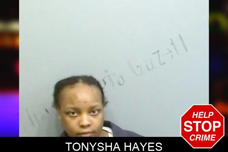 Tonysha Hayes mugshot