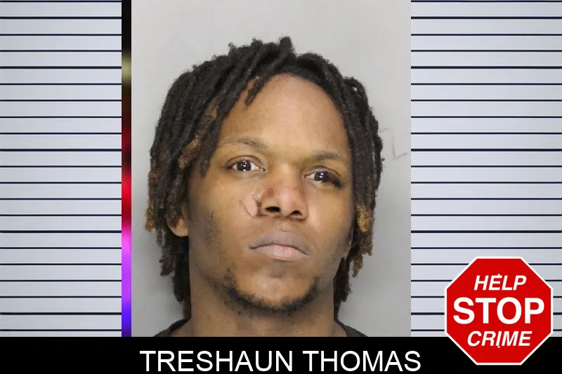 Treshaun Thomas mugshot