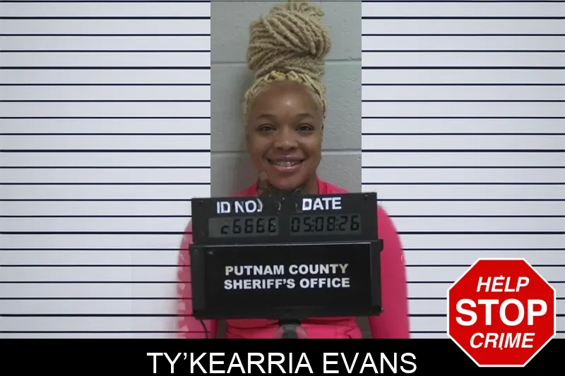 Ty’Kearria Evans mugshot