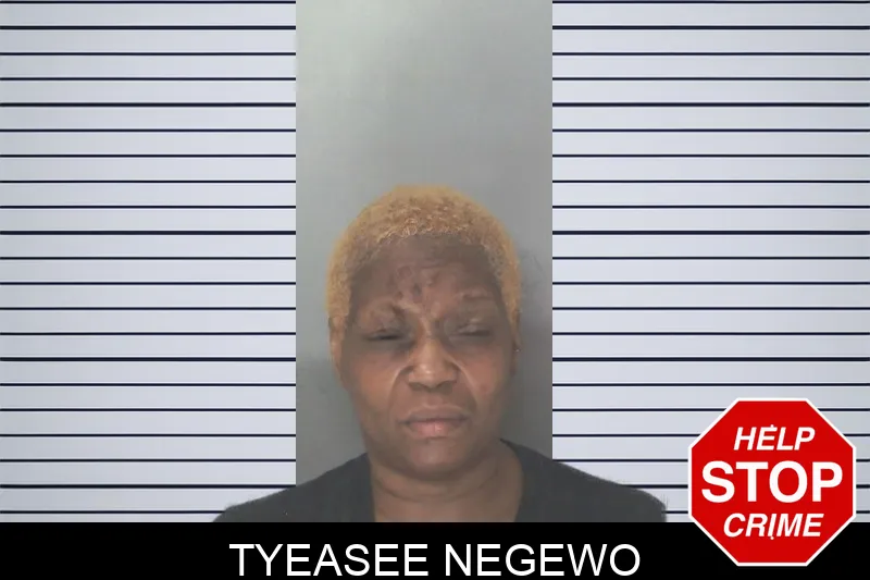 Tyeasee Negewo mugshot