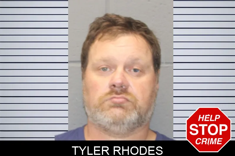 Tyler Rhodes mugshot
