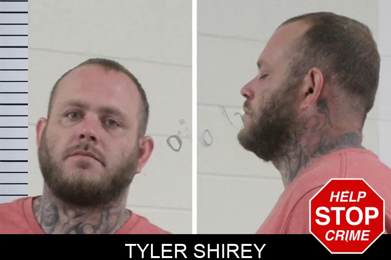 Tyler Shirey mugshot
