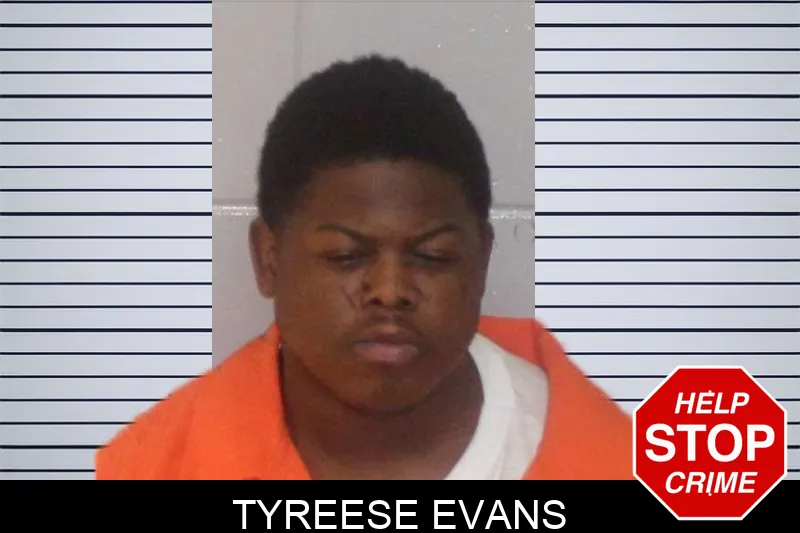Tyreese Evans mugshot