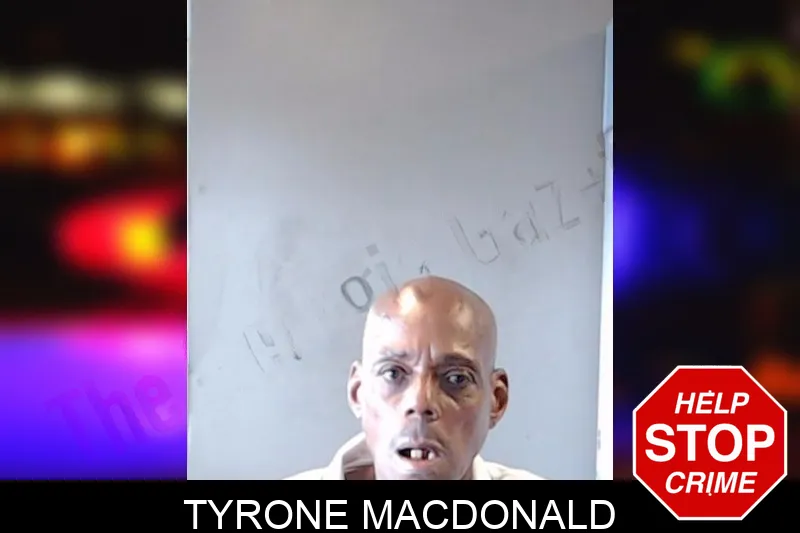 Tyrone MacDonald mugshot