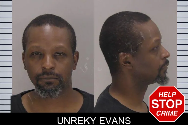 Unreky Evans mugshot