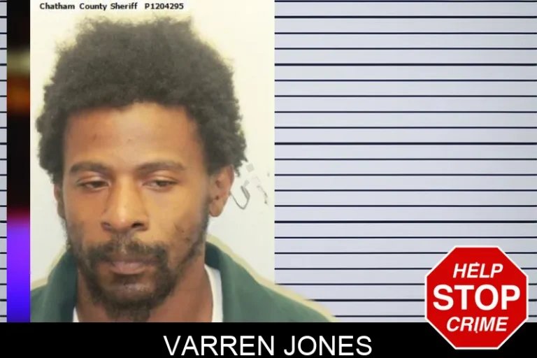 Varren Jones mugshot – Chatham County , Georgia Varren Jones