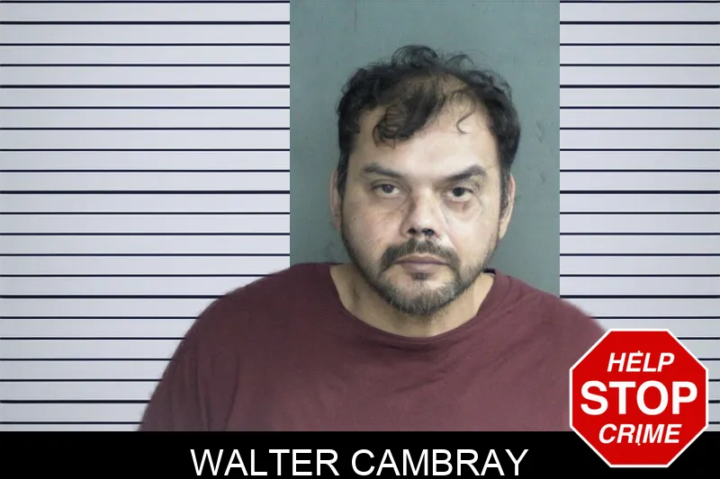 Walter Cambray mugshot